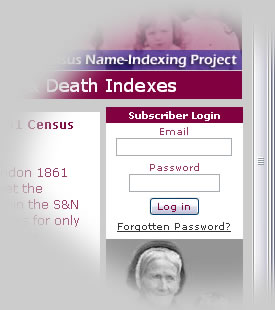 The Genealogist login image