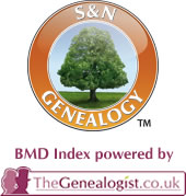 BMD Index powered by The Genealogist